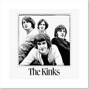 The Kinks  / Retro Style Fan Design Posters and Art